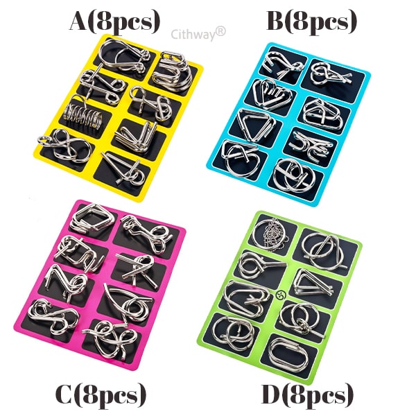 Cithway® 3D Metal Challenge Puzzle Toy